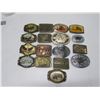 Image 1 : 17 belt buckles