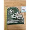Image 1 : Saskatchewan Roughrider tin sign in unused condition