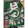 Image 1 : Variety of Sports items including CFL and NFL cards and unopened Toronto Blue Jays head rest covers
