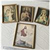 Image 2 : 4 antique religious pictures in frames