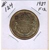 Image 1 : 1937 CANADIAN SILVER 50 CENT COIN
