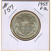 Image 1 : 1955 CANADIAN SILVER 50 CENT COIN