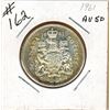 Image 1 : 1961 CANADIAN SILVER 50 CENT COIN