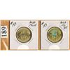 Image 1 : 2024 L.M. MONTGOMERY DOLLAR COINS - Coloured & Non Coloured - Author - Anne of Green Gables