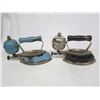 Image 2 : 2 Antique Coleman Irons Blue and Black