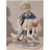 Image 2 : Blue & white porcelain figurines. Lady is musical.