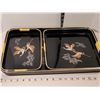 Image 5 : 1970's Crane Serving tray set.