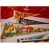 Image 3 : Vintage felt pennants & Calgary 1875/1975 centennial flag.
