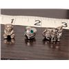 Image 3 : Silver 925 charms. Heart & cats are treaded. Total weight 10.7 gr.