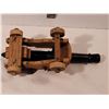Image 6 : Vintage replica ,wood/ cast iron cannon. Vintage cannon ball.