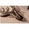Image 3 : Metal deer head wall decor.