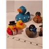 Image 2 : Sask. Made Rock Ducks, duck feet egg cups & assorted rubber ducks.