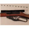 Image 2 : Vintage air rifle with scope.