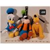 Image 1 : Disney collectables. Plush Goofy, Pluto,, & Donald Duck.