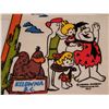 Image 3 : Hanna Barbera vintage Flintstones metal dart board, 1973 pennant & plush Fred Flintstone