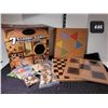 Image 1 : 7 classic wooden board games.