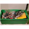 Image 4 : Green Lego brick filled with Lego from various kits.