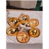 Image 3 : Vintage glass ball ornaments, made in Czechoslovakia.