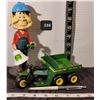 Image 1 : #1 Farmer, John Deere bobble head, pen & die cast AMT 5 wheel Gater