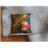 Image 2 : Vintage double, grey wool, trapper point blanket. Made in England for Eaton's Canada.