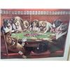 Image 3 : Vintage Dogs playing poker “Poker Sympathy” framed & matted print. By CM Coolidge 