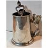 Image 5 : Mid Century, lion handle, beer stein. Molson & Leather wrapped Scotch Whiskey bottle openers.