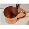 Image 4 : Copper Moscow Mule cup. 2 Smirnoff mugs.