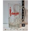 Image 1 : Collectable, tall 8”, Slim Jim brand , beer glass.