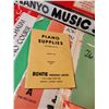 Image 2 : Vintage music lesson books & Nanyo music stand.