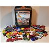 Image 1 : Matchbox 2 sided car case & 60 cars.