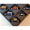 Image 3 : 9 die cast cars in display.