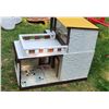 Image 3 : Vintage handcrafted wood doll house.