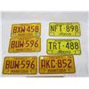 Image 1 : 620. Lot of 6 Manitoba and Alberta Licence Plates