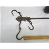 Image 2 : 627. Antique Fur Trade Pelt Weighing Scale Cast Iron with Weight