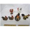 Image 2 : 648. Lot of 6 Vintage Chicken Ornaments