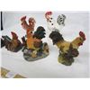 Image 3 : 648. Lot of 6 Vintage Chicken Ornaments
