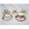 Image 2 : 651. Lot of  5 Cups and Saucers 4 Royal Albert and 1 Paragon Good Shape
