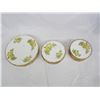 Image 1 : 654. Large Lot of Royal Albert Yellow Tea Rose 6 Dinner Plates 10 ½ inch ,10 Salad 7 inch , 12 Bread