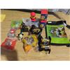 Image 1 : 12 assorted kids meal toys-2 disney, jack sparrow talks, tom &jerry, despicable me, Spongebob, marve