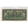 Image 1 : 1937 $1. George VI. Coyne-Towers signatures. D/N Prefix. BC-21d. Fine-12.