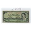 Image 1 : 1954 Devil’s Face $1. Beattie-Rasminsky signatures. K/A Prefix. BC-29b. Serial Number 11411
