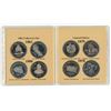 Image 2 : Complete set of 8 Regina Trade Dollars that depict the history of the RCMP. Two different TD from ea
