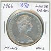 Image 1 : 1966 Large Beads Canadian Silver Dollar. MS-63. Nice.