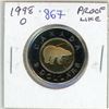 Image 1 : 1998O $2 Toonie. From an Ottawa Proof Like Set.