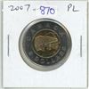 Image 1 : 2007 $2 Toonie. Proof Like.