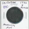 Image 1 : Imitation of 1732 8 Reales Mexico City Mint.