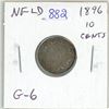 Image 1 : Newfoundland. 1896 Silver 10 Cents. G-6.