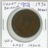 Image 1 : Great Britain. 1936 Penny. The last issue for King George V. VF+.