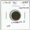 Image 1 : Italy. 1895 1 Centesimi. King Umbero I. VF.