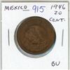 Image 1 : Mexico. 1946 20 Centavos. BU.